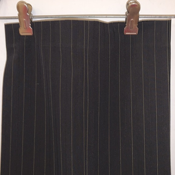 NWT Focus 2000 Wide Leg Slacks.  Size 16.  Classic Pin Stripe.  Black/White - Picture 4 of 7